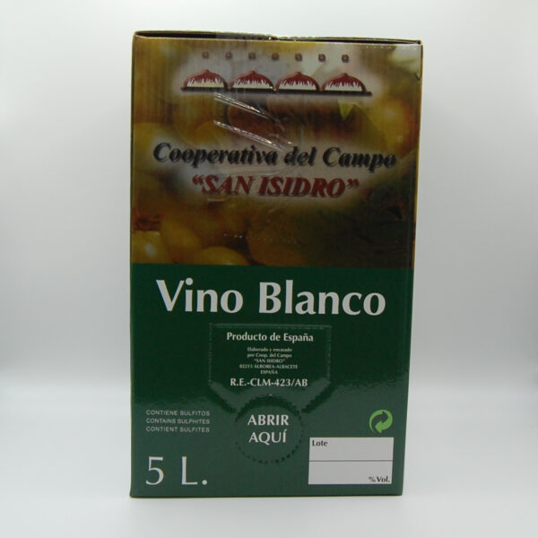 Bag in Box - Vino Blanco - 5 litros - Imagen 2